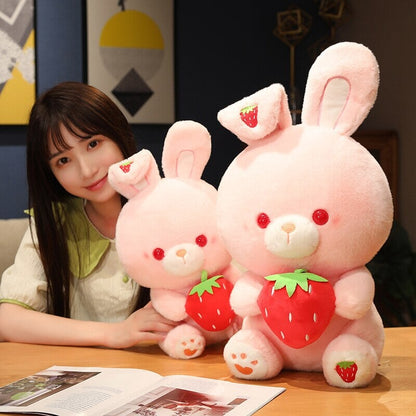 Cute Pink Bunny Soft Plush Toy