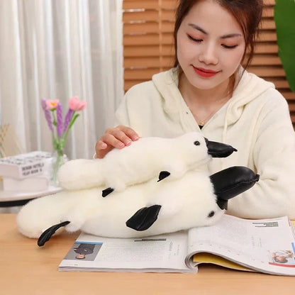 Cuddly Brown White Plush Platypus Toy