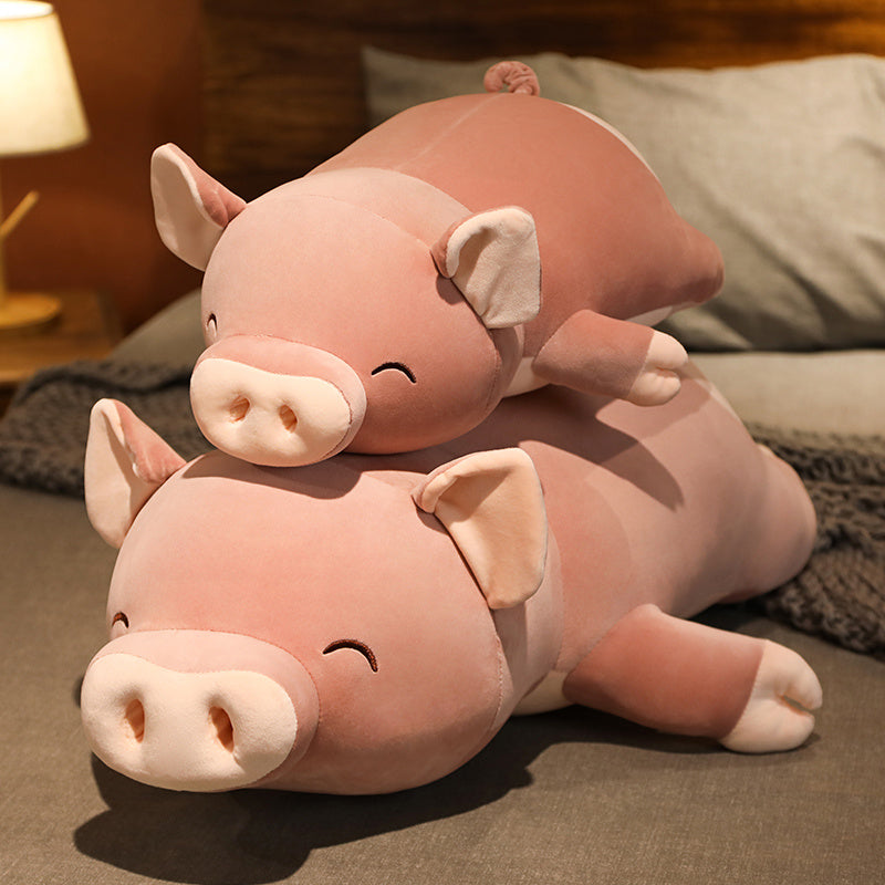 Big Cute Pink Pig Soft Toy
