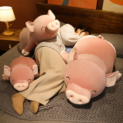 Big Cute Pink Pig Soft Toy
