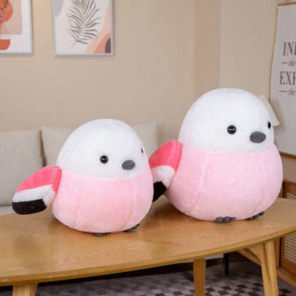 Colorful Fluffy Bird Stuffed Toys