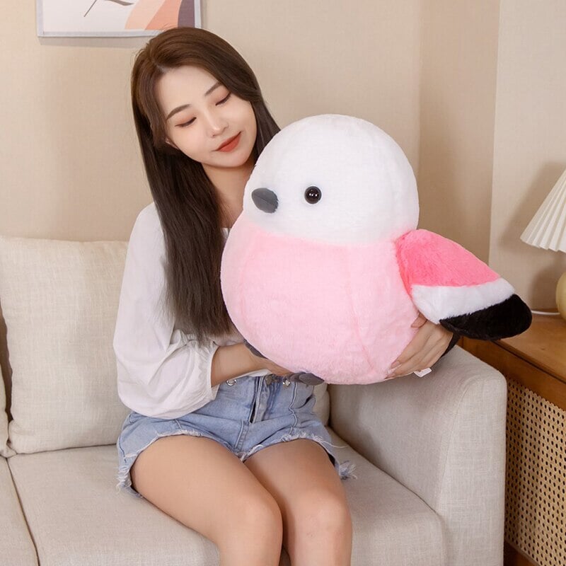 Colorful Fluffy Bird Stuffed Toys