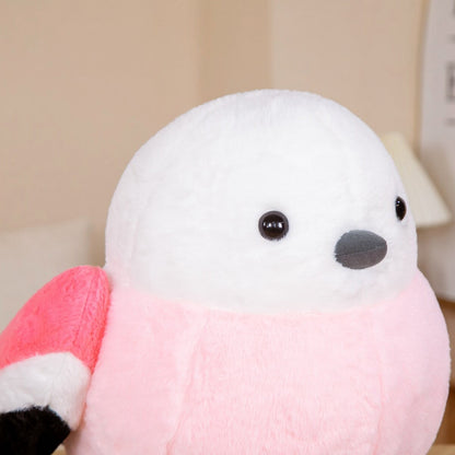Colorful Fluffy Bird Stuffed Toys