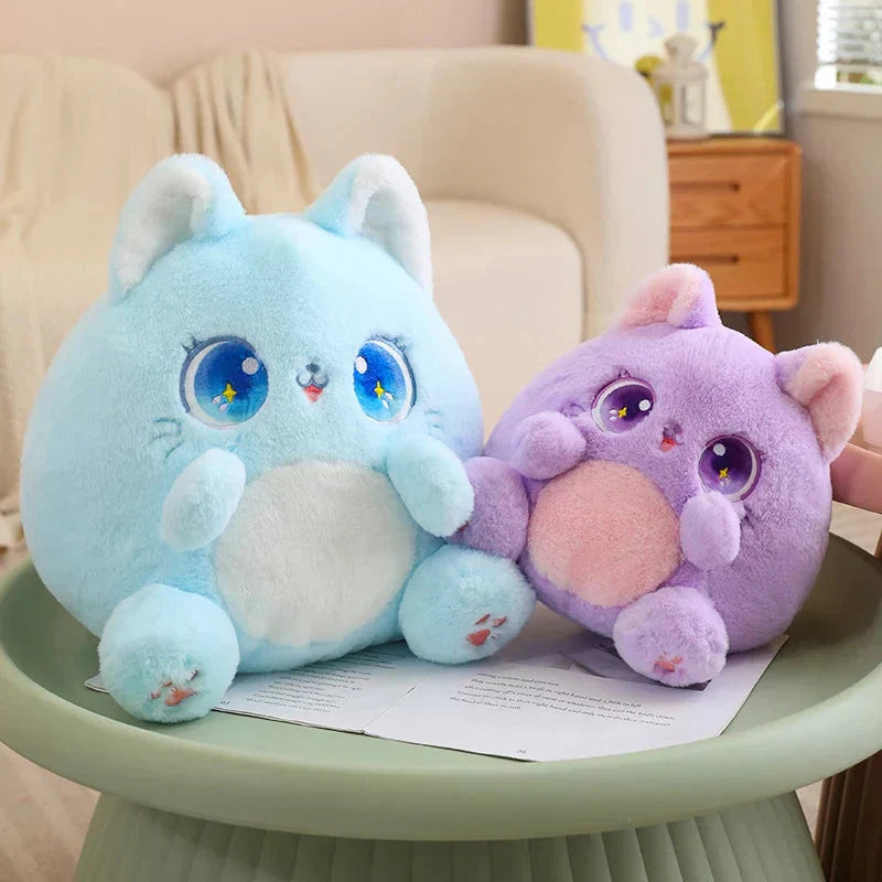 Colorful Soft Kitten Ball Plush Toys