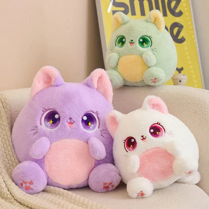 Colorful Soft Kitten Ball Plush Toys - Fesara