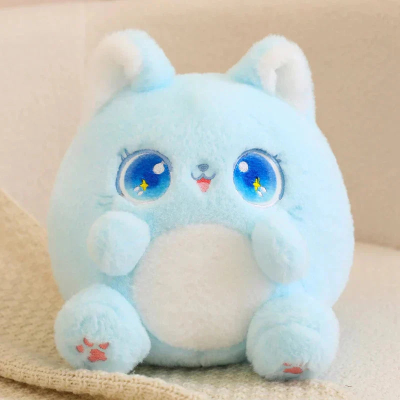 Colorful Soft Kitten Ball Plush Toys