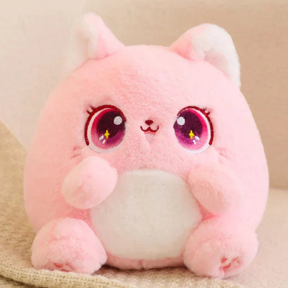 Colorful Soft Kitten Ball Plush Toys