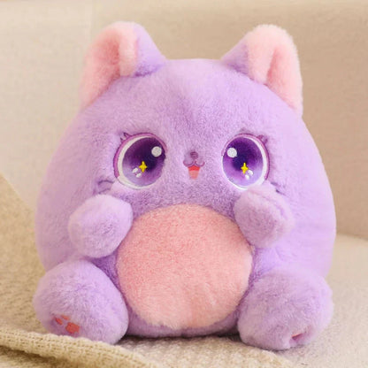 Colorful Soft Kitten Ball Plush Toys