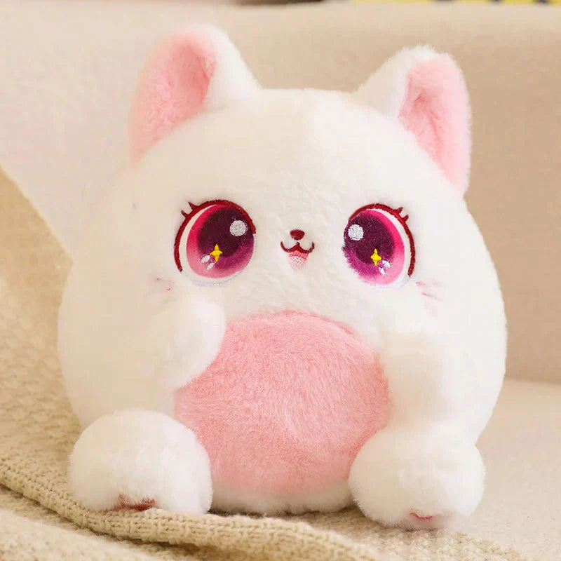 Colorful Soft Kitten Ball Plush Toys