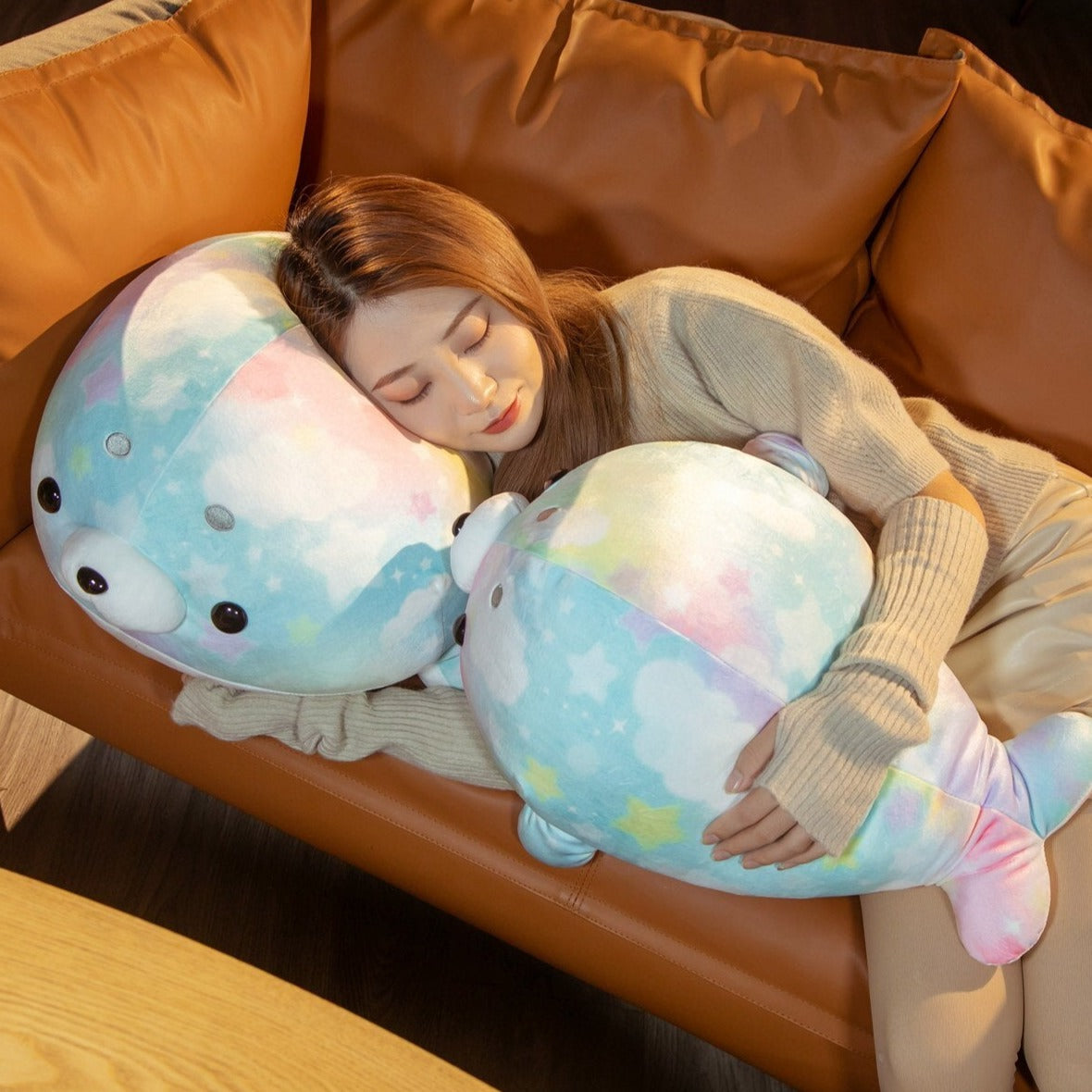 Colorful Cosmic Seal Soft Toys