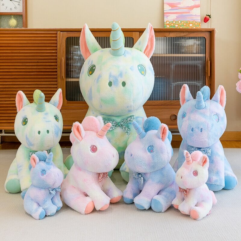Colorful Unicorn Soft Toy Set