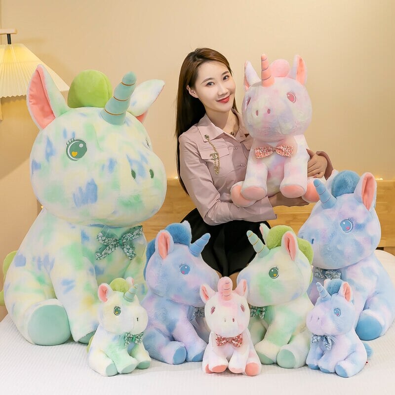 Colorful Unicorn Soft Toy Set