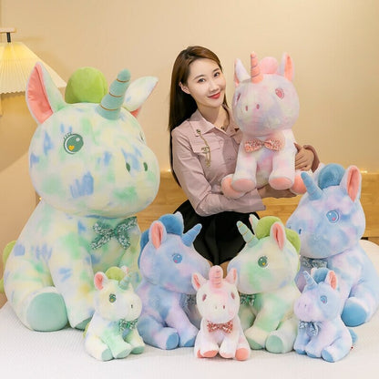 Colorful Unicorn Soft Toy Set