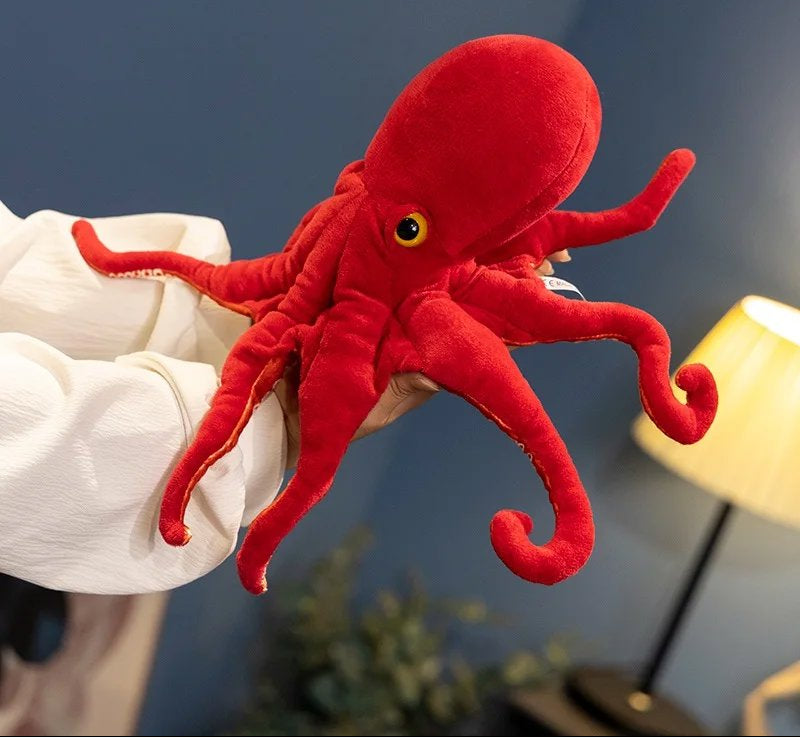 Colorful Realistic Octopus Soft Toy - Fesara