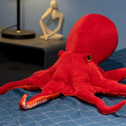 Colorful Realistic Octopus Soft Toy