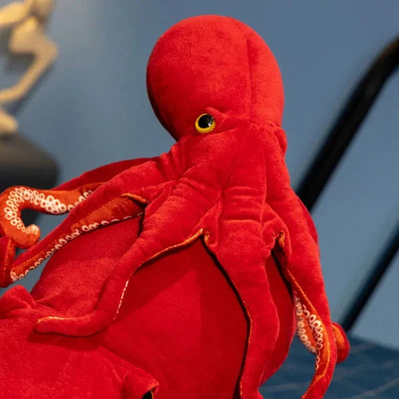 Colorful Realistic Octopus Soft Toy