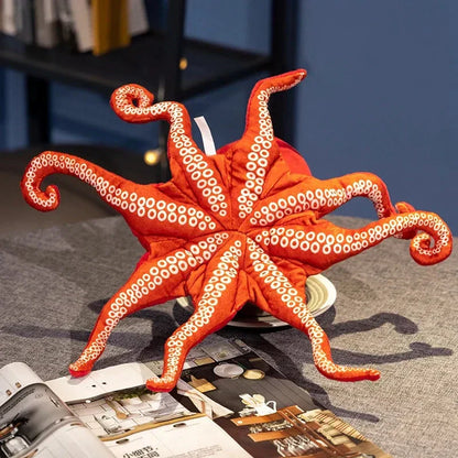 Colorful Realistic Octopus Soft Toy