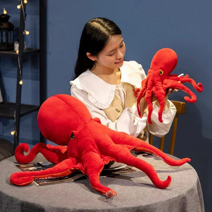 Colorful Realistic Octopus Soft Toy