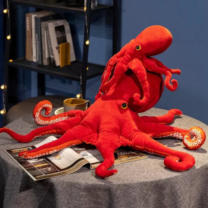 Colorful Realistic Octopus Soft Toy