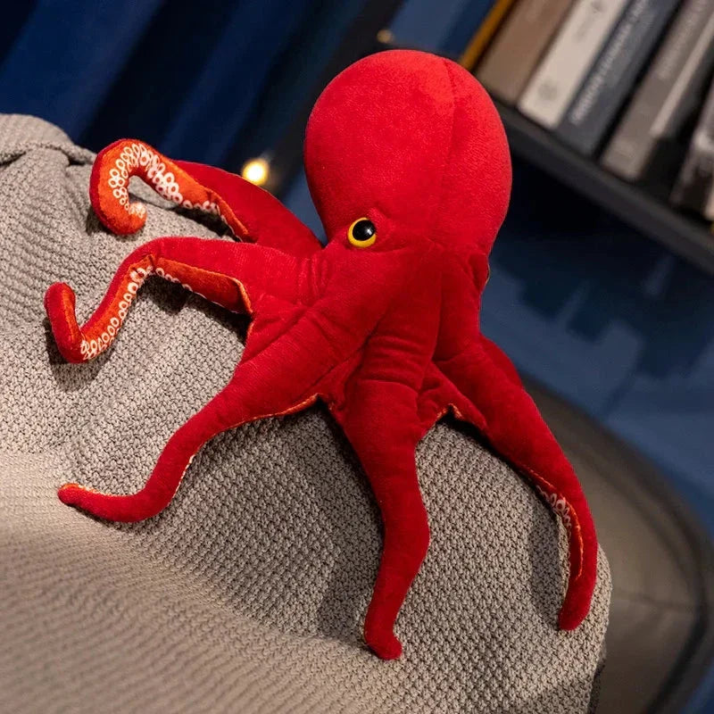 Colorful Realistic Octopus Soft Toy