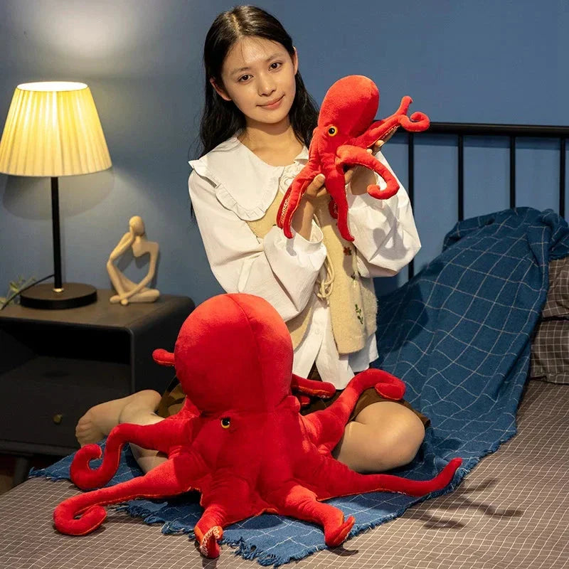 Colorful Realistic Octopus Soft Toy