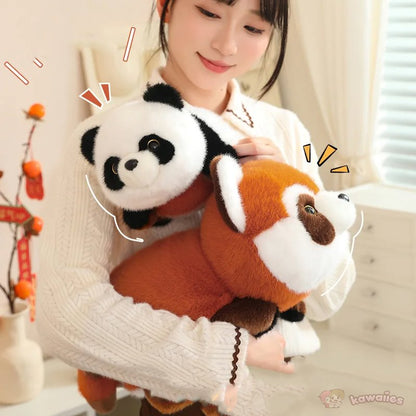 Cuddly Double Sided Red Panda Plush Toy