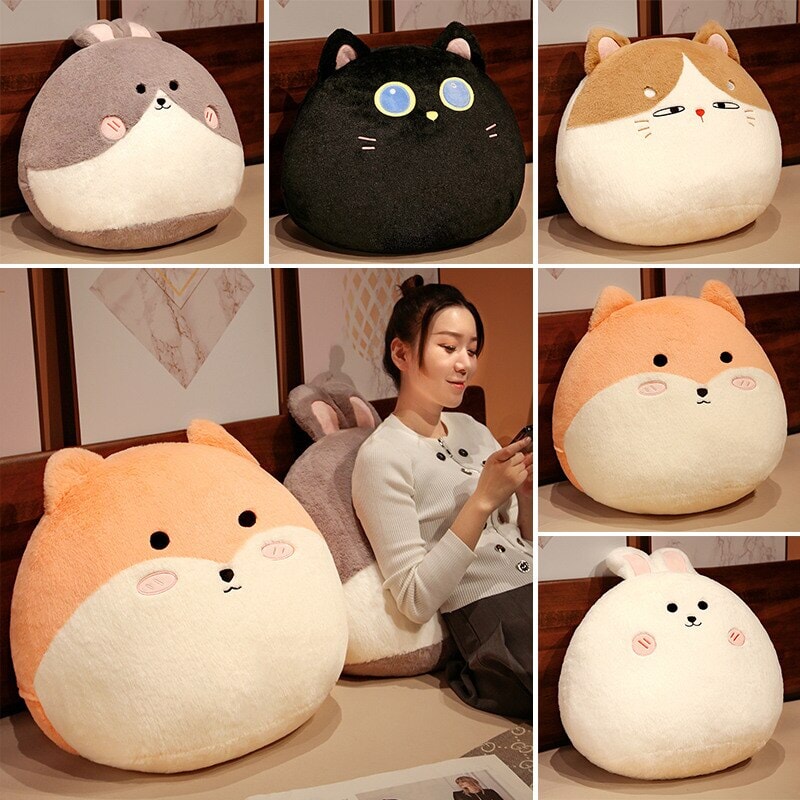Cuddly Animal Soft Pillow Plush Toy Set