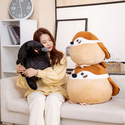 Soft Round Bird Plush Toys