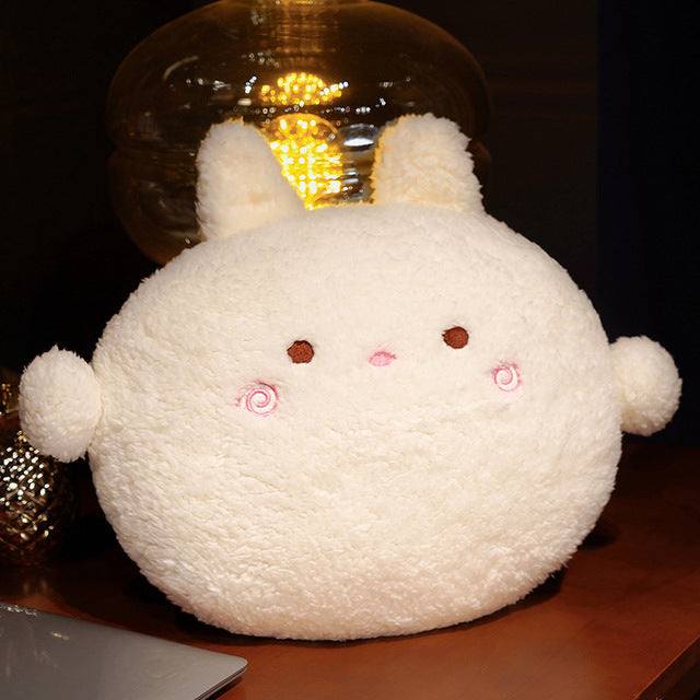 Soft Cuddly Round Stuffed Animal Pillow Set - Fesara