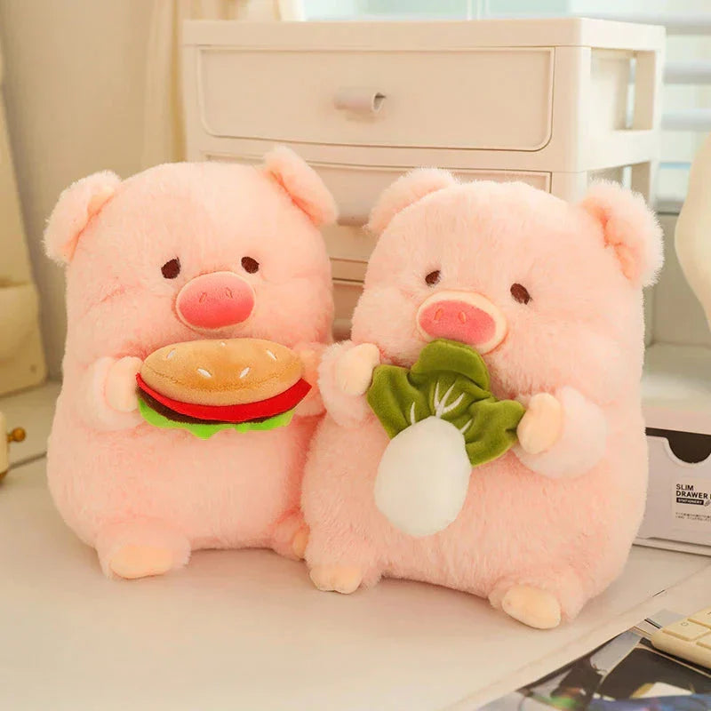 Soft Cuddly Round Pig Plush Toy