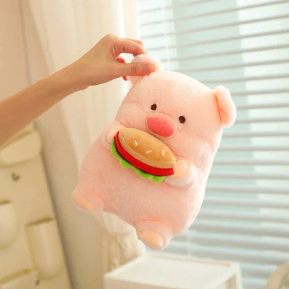 Soft Cuddly Round Pig Plush Toy