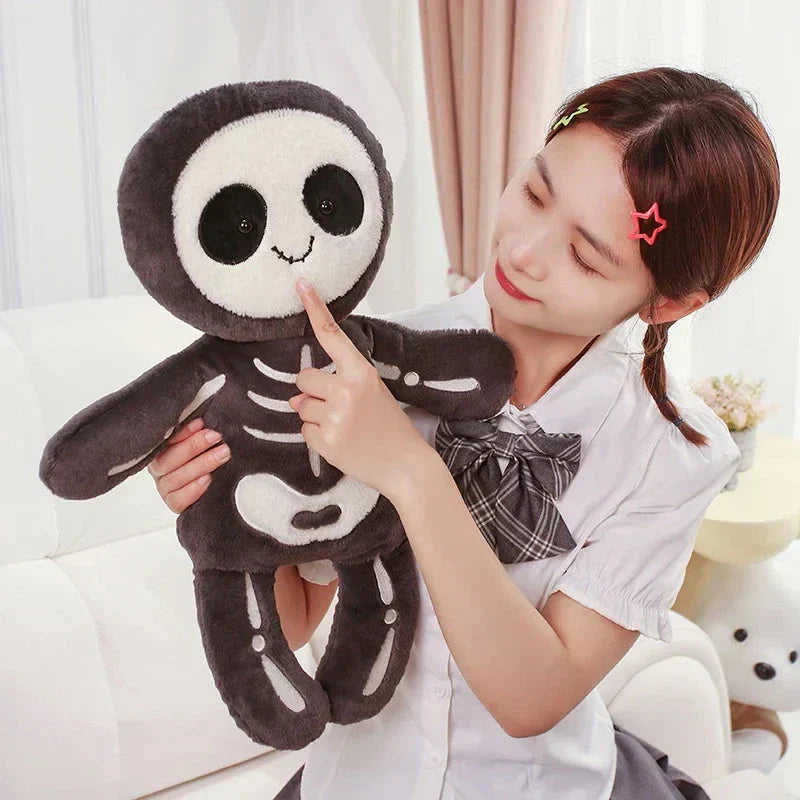 Spooky Skeleton and Mummy Soft Toys