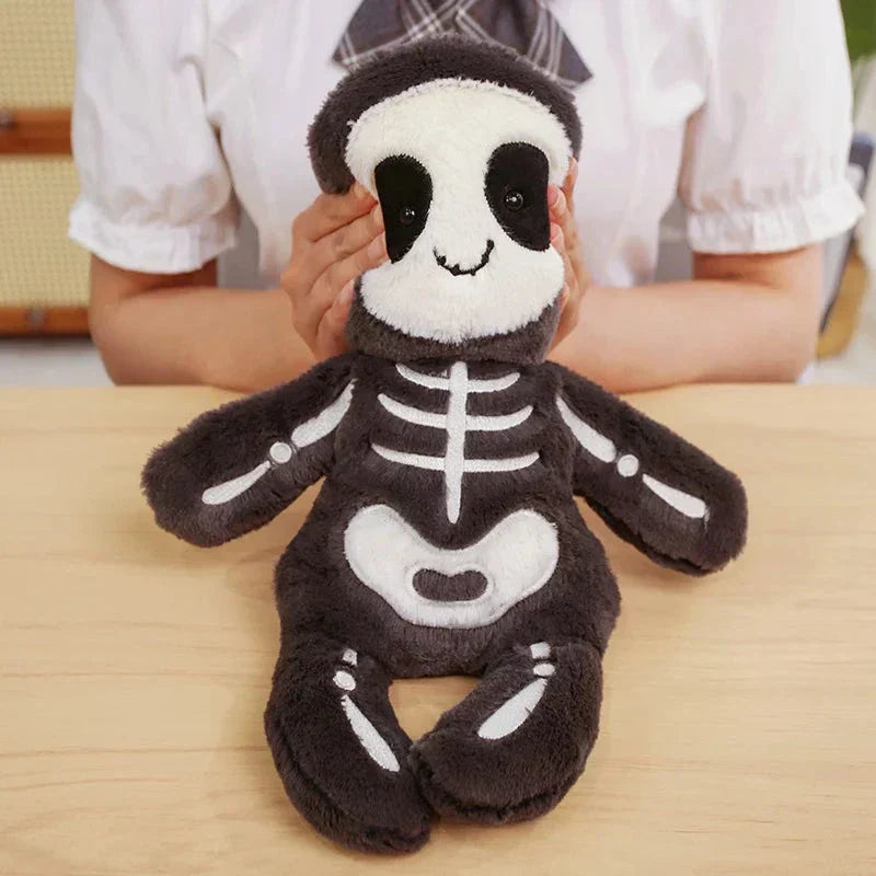 Spooky Skeleton and Mummy Soft Toys