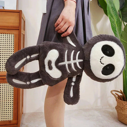 Spooky Skeleton and Mummy Soft Toys