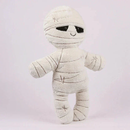 Spooky Skeleton and Mummy Soft Toys