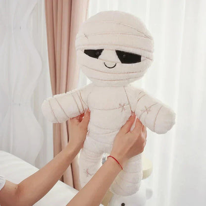 Spooky Skeleton and Mummy Soft Toys
