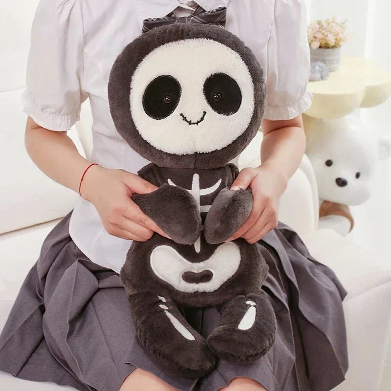 Spooky Skeleton and Mummy Soft Toys