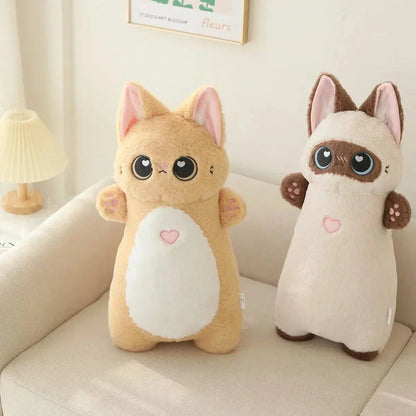 Cute Dual Tone Kitten Soft Toy Collection