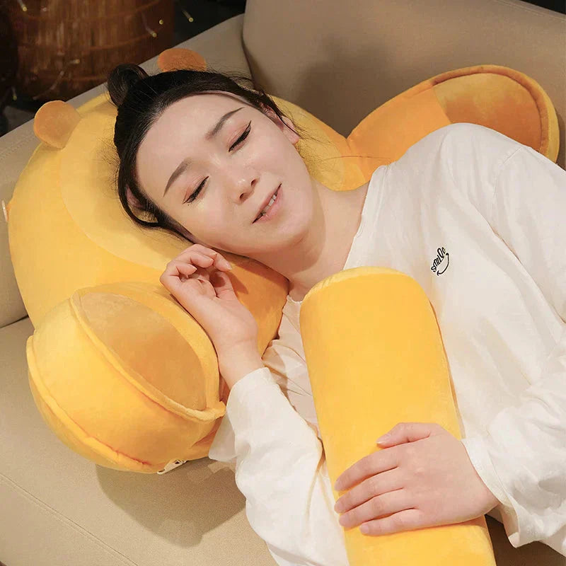 Cozy Plush Animal Throw Pillow
