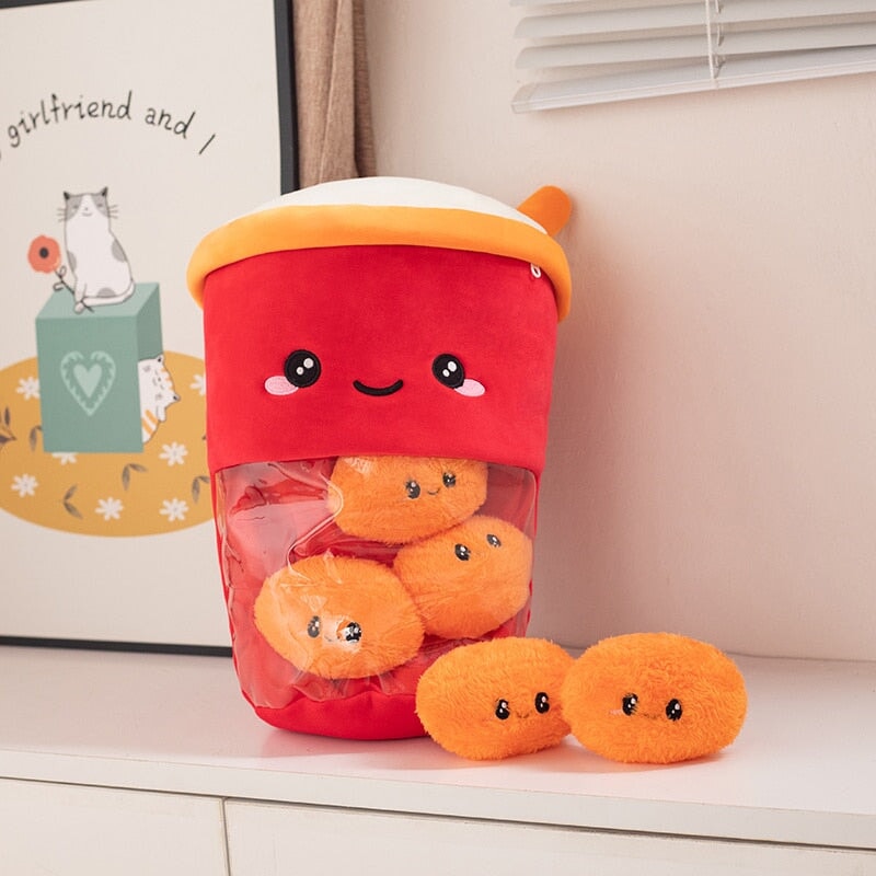 Cute Boba Dessert Soft Toy