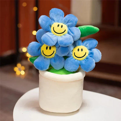 Happy Yellow Flower Pot Toy