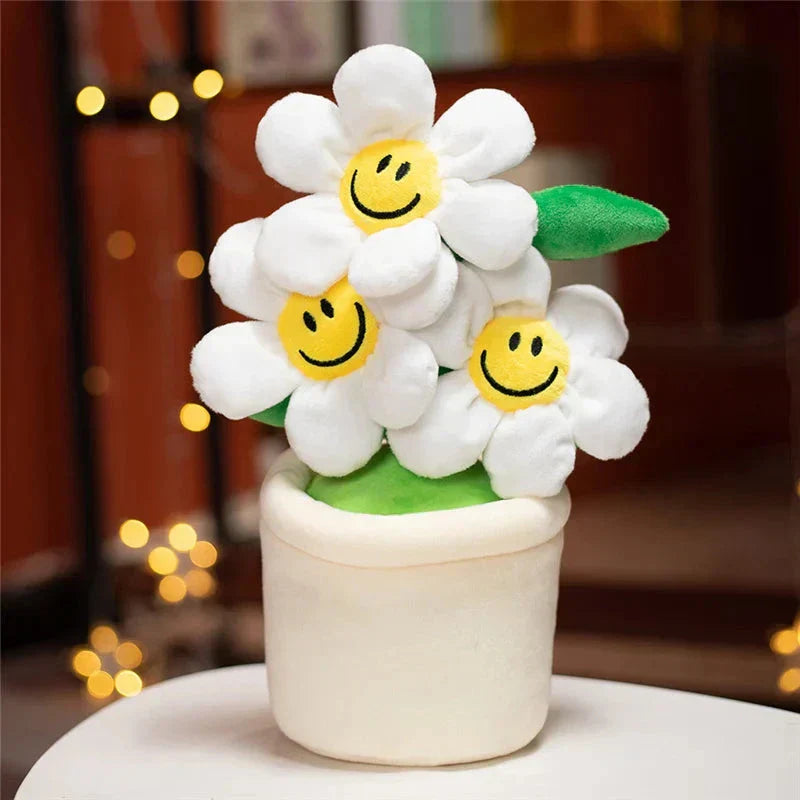 Happy Yellow Flower Pot Toy - Fesara