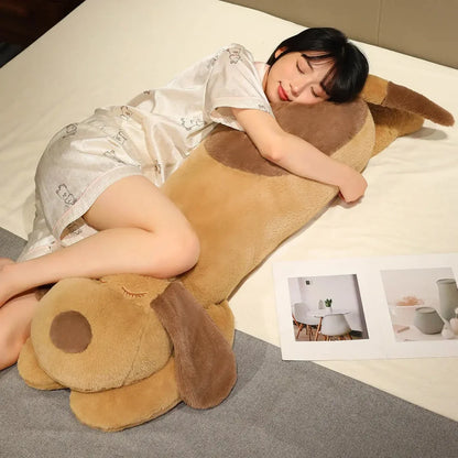 Cuddly Plush Puppy Hug Pillow - Fesara