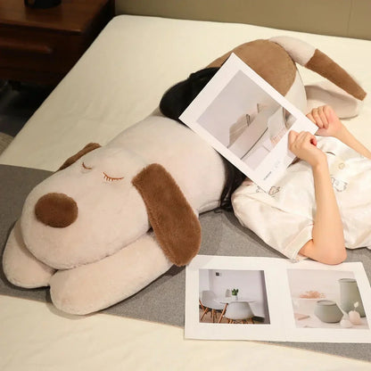 Cuddly Plush Puppy Hug Pillow
