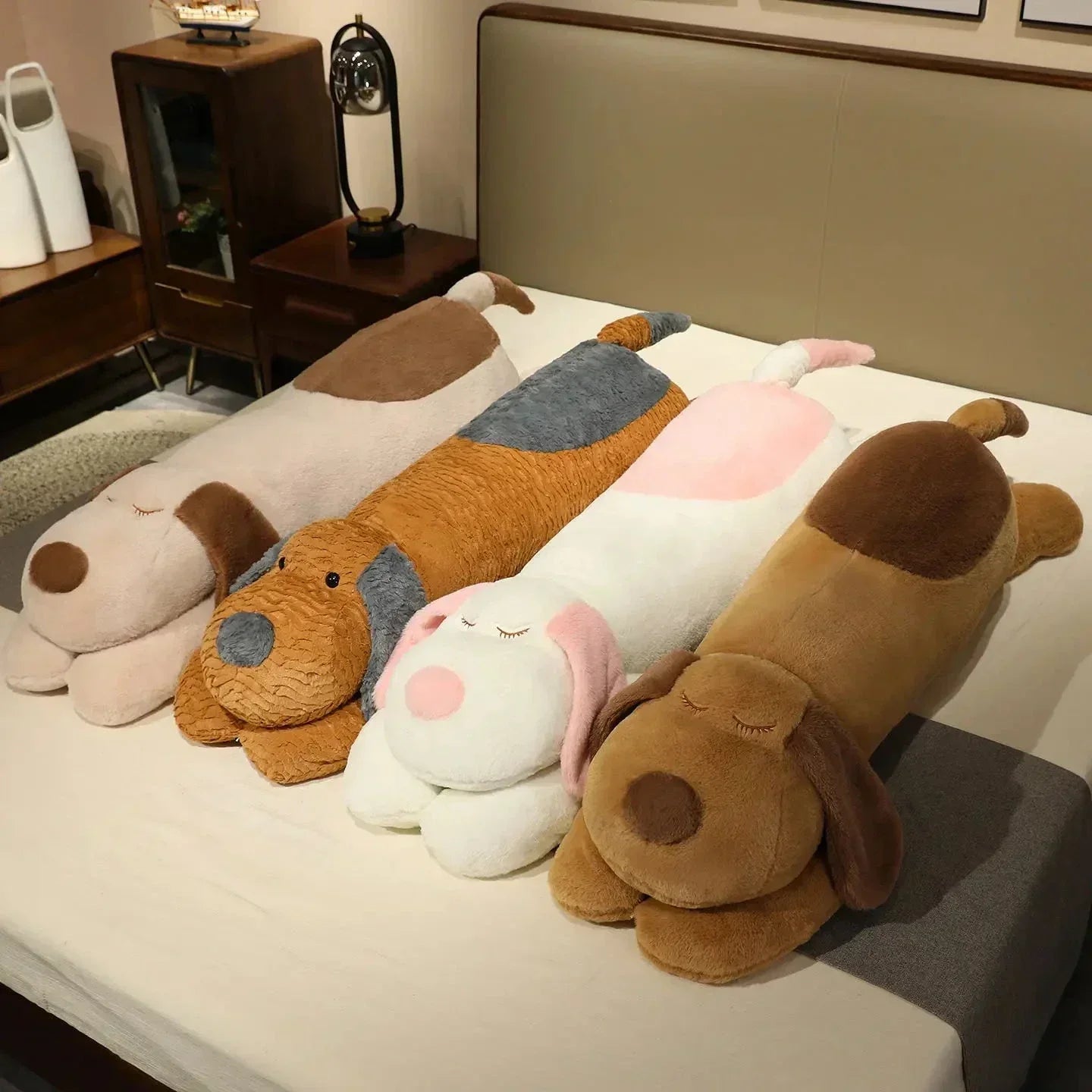 Cuddly Plush Puppy Hug Pillow