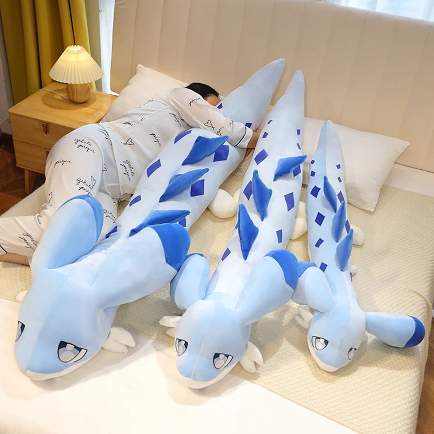 Cute Blue Dragon Soft Stuffed Animal Toy