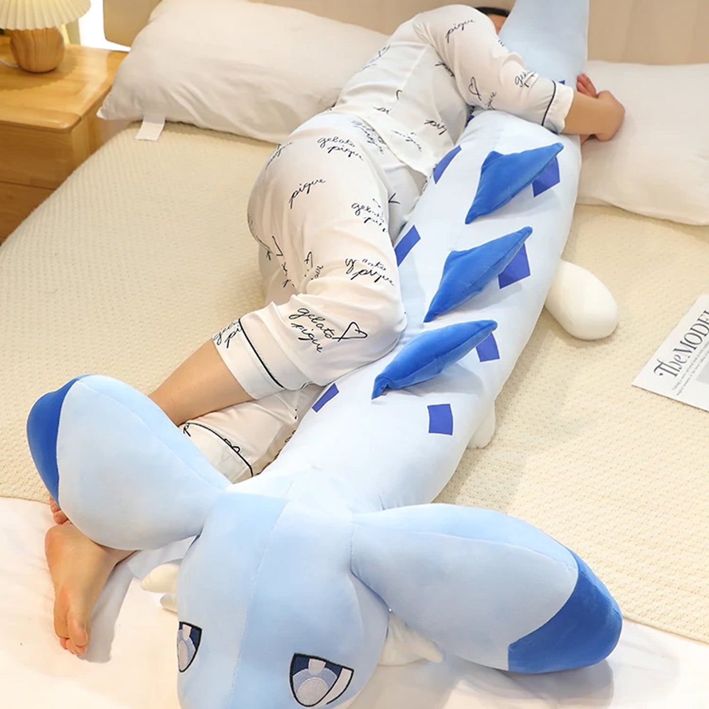 Cute Blue Dragon Soft Stuffed Animal Toy - Fesara