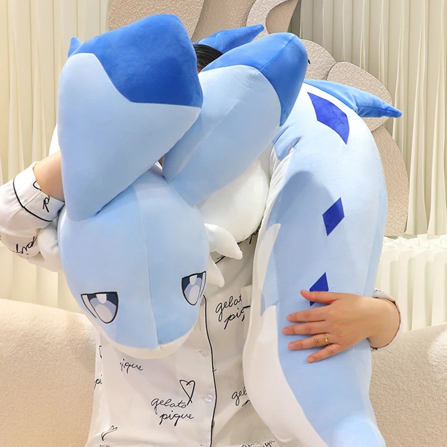 Cute Blue Dragon Soft Stuffed Animal Toy