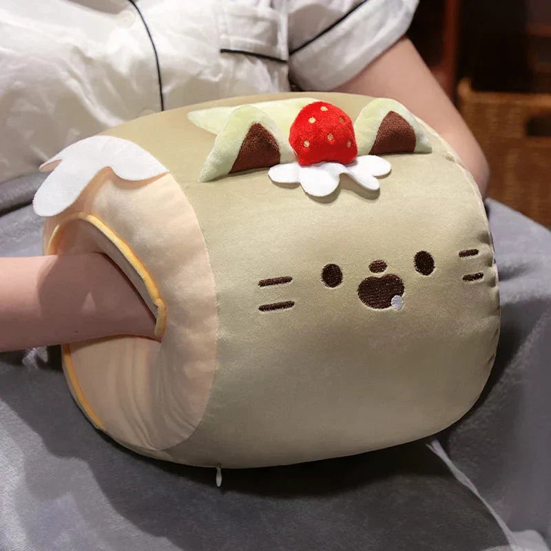 Cozy Cat Heated Plush Toy with Soft Blanket