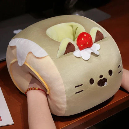 Cozy Cat Heated Plush Toy with Soft Blanket